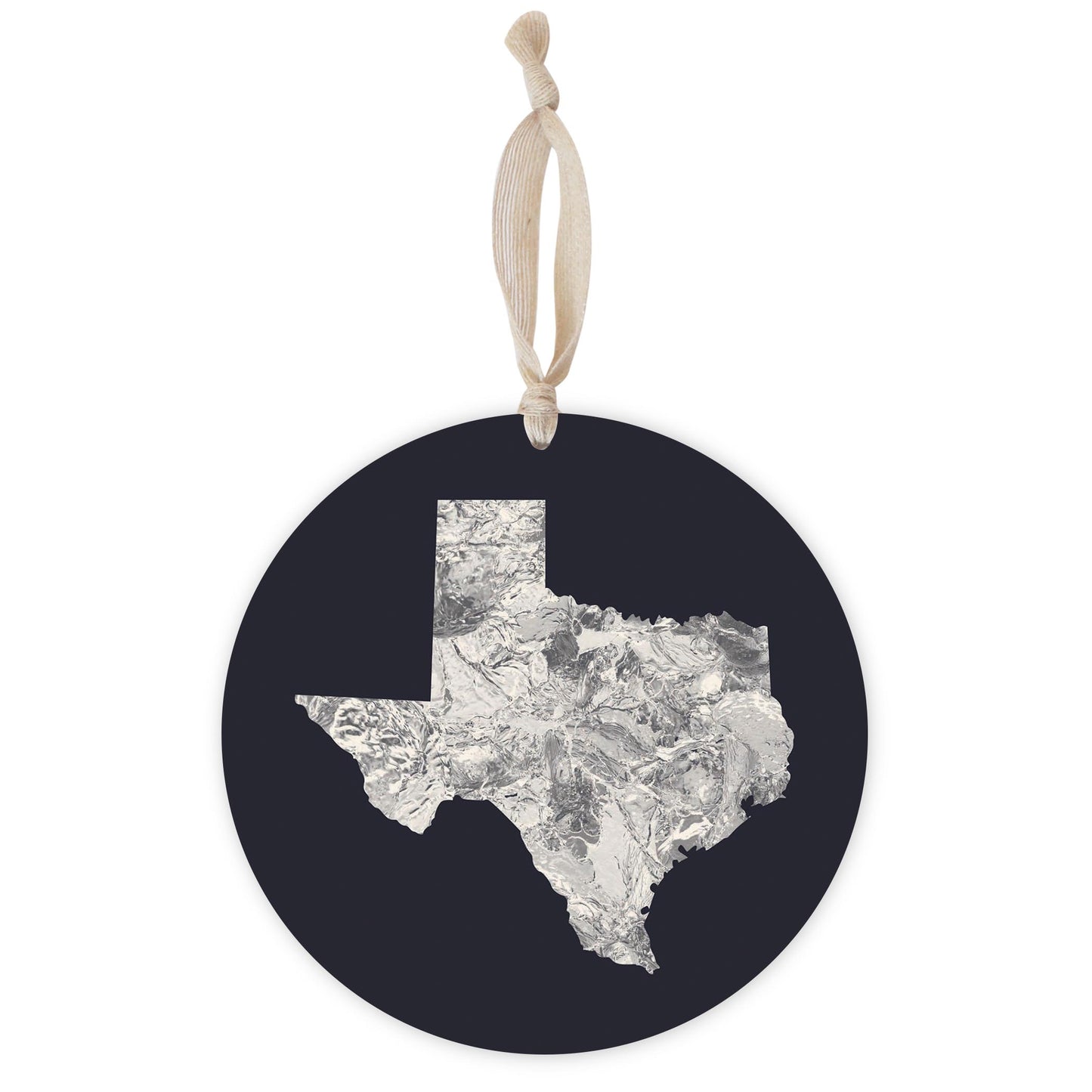 Modern Minimalist Texas Metal State Shape | Wood Ornament | Eaches | Min 1