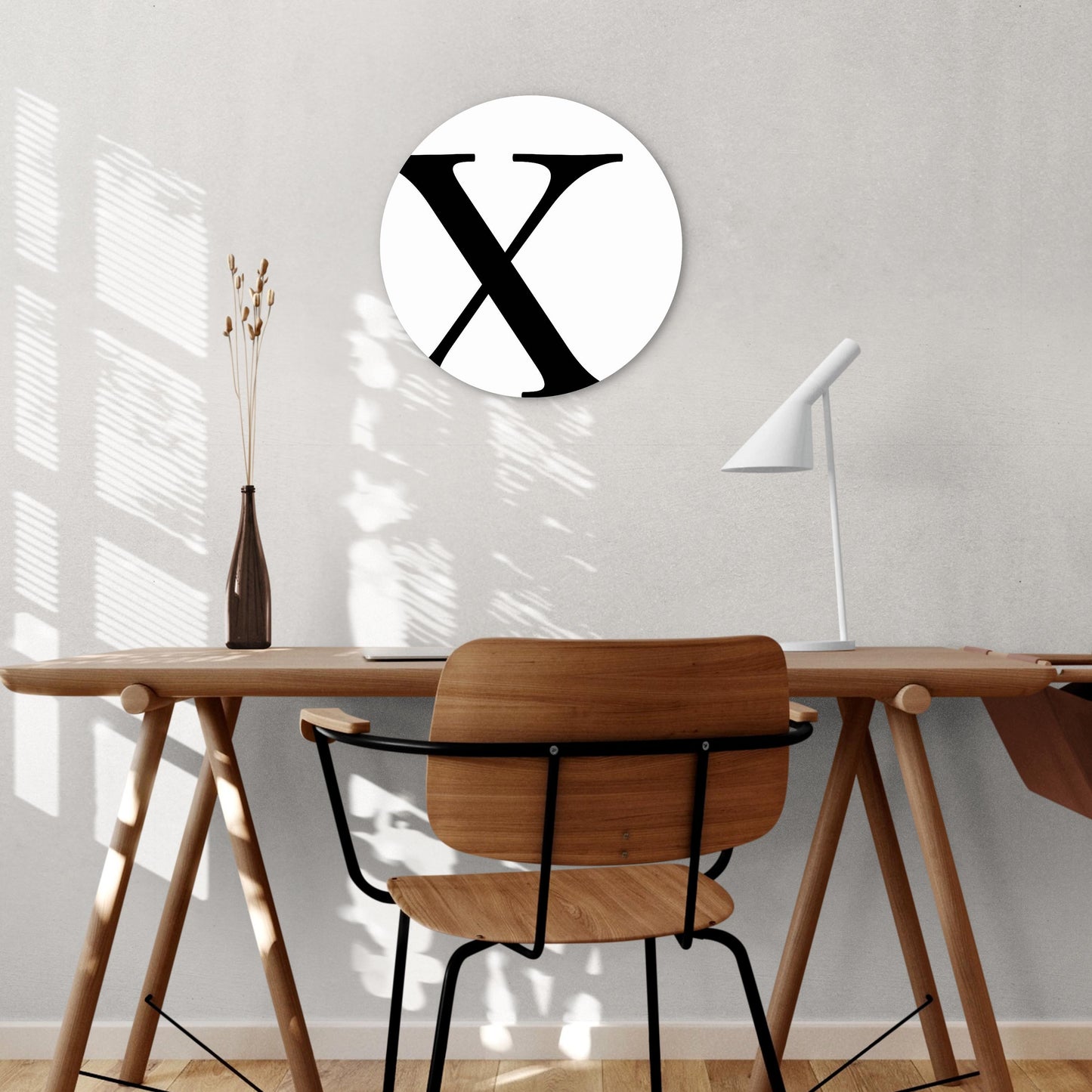 Minimalist Monogram X| Wood Sign | Eaches | Min 1