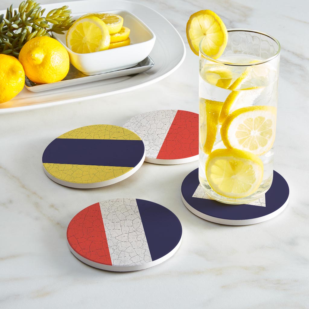 Nautical Flags | Absorbent Coasters | Set of 4 | Min 2