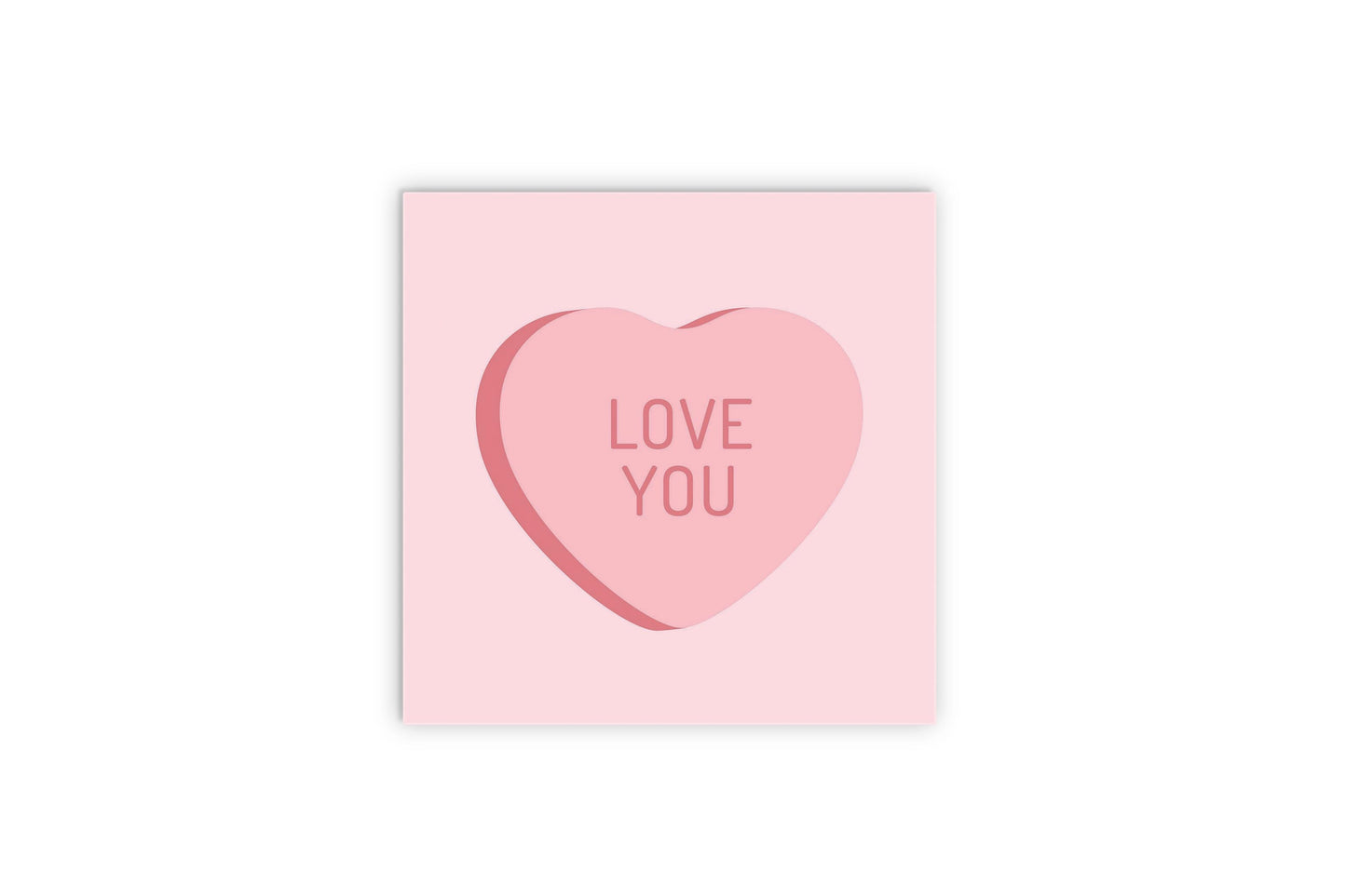 Message Hearts Love You | Wood Sign | Eaches | Min 2