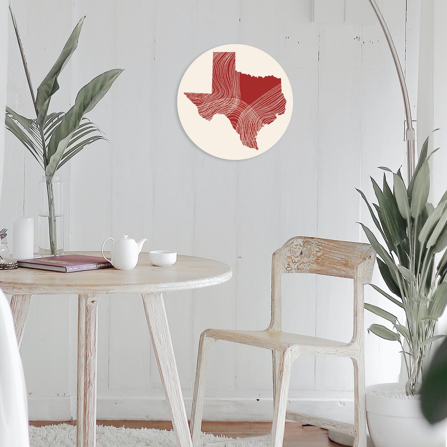 Modern Minimalist Texas Fluid Line State Shape | Wood Sign | Eaches | Min 1