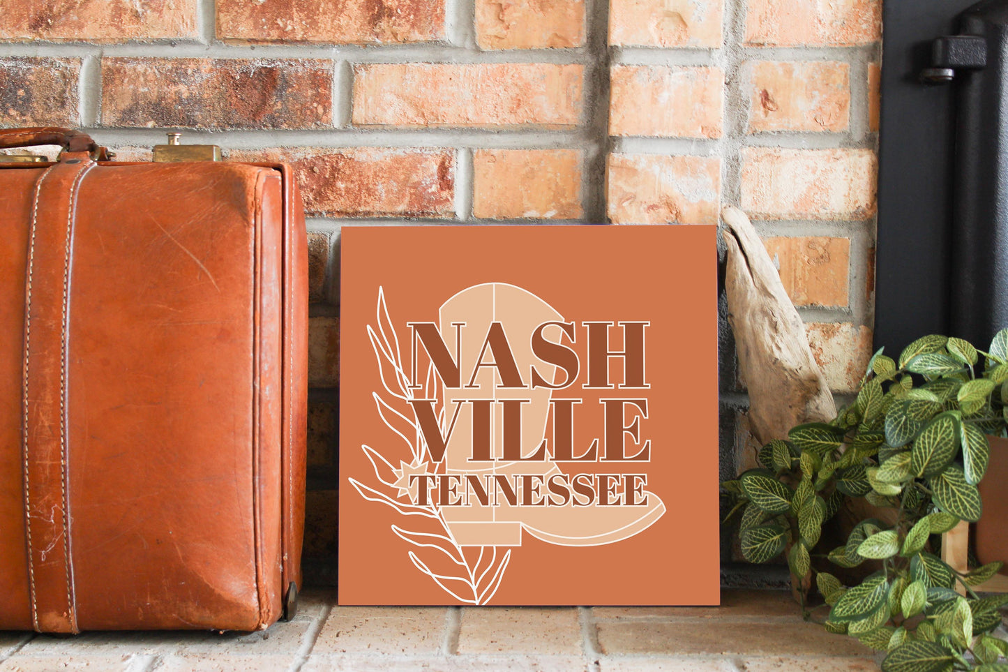 Modern Minimalist Tennessee Nashville Boot | Wood Sign | Eaches | Min 2