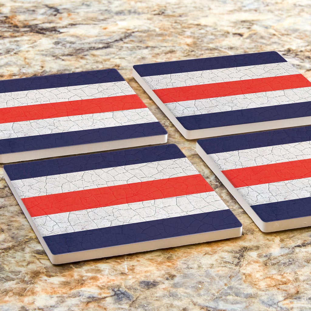 Nautical Flag Charlie | Absorbent Coasters | Set of 4 | Min 2