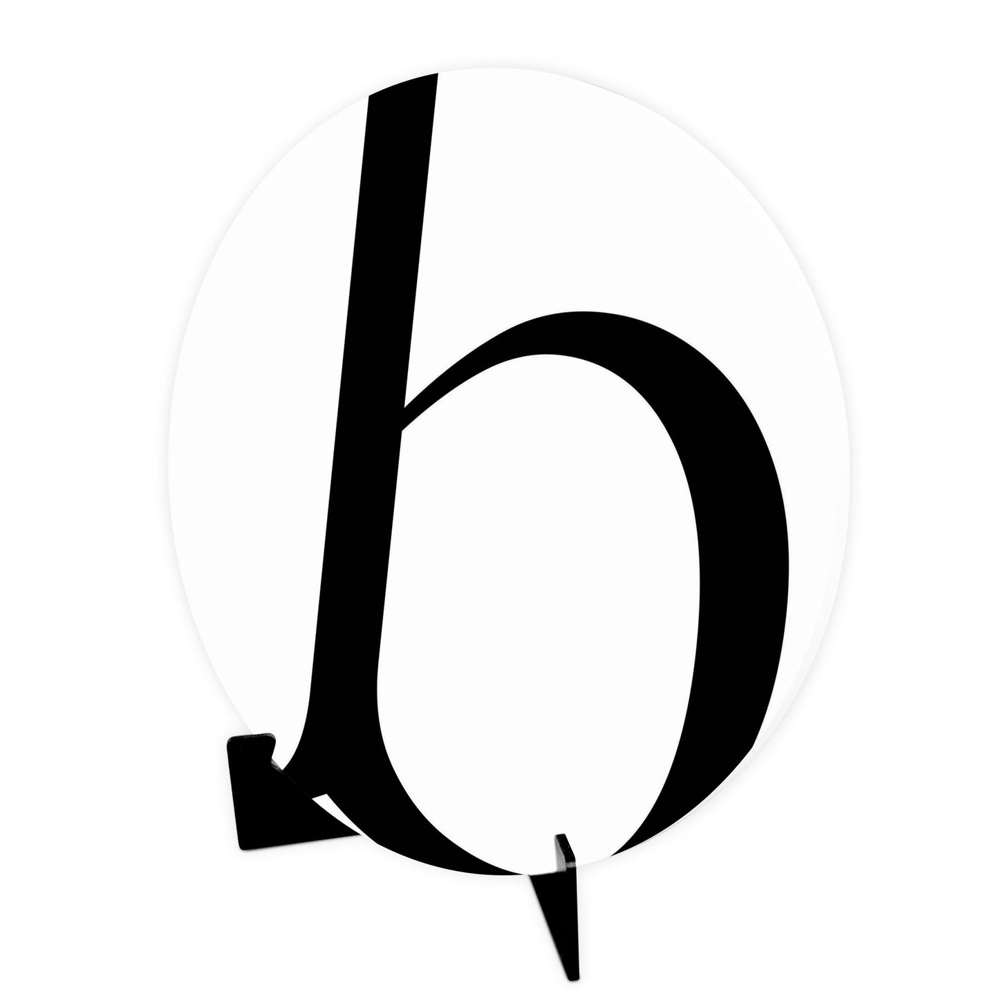 Minimalist Monogram B | Wood Sign | Eaches | Min 1