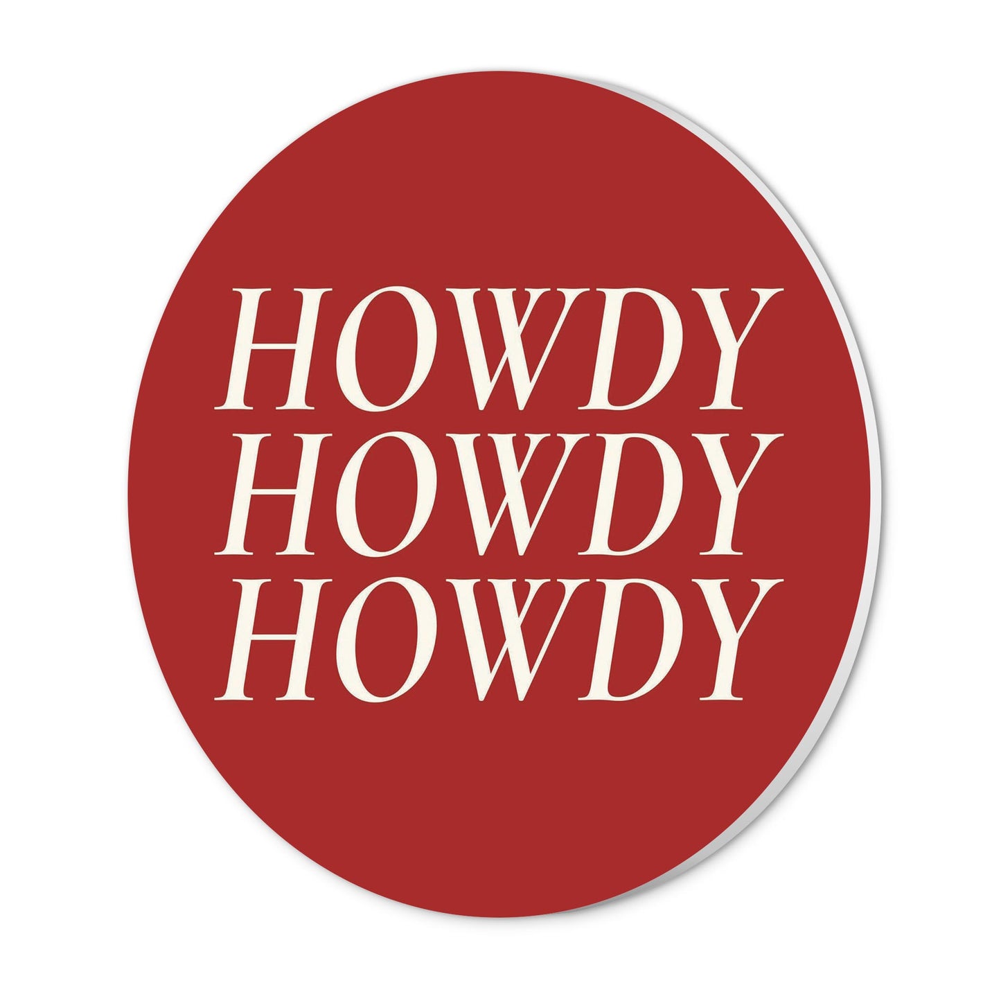 Modern Minimalist Texas Colors Howdy | Wood Sign | Eaches | Min 1