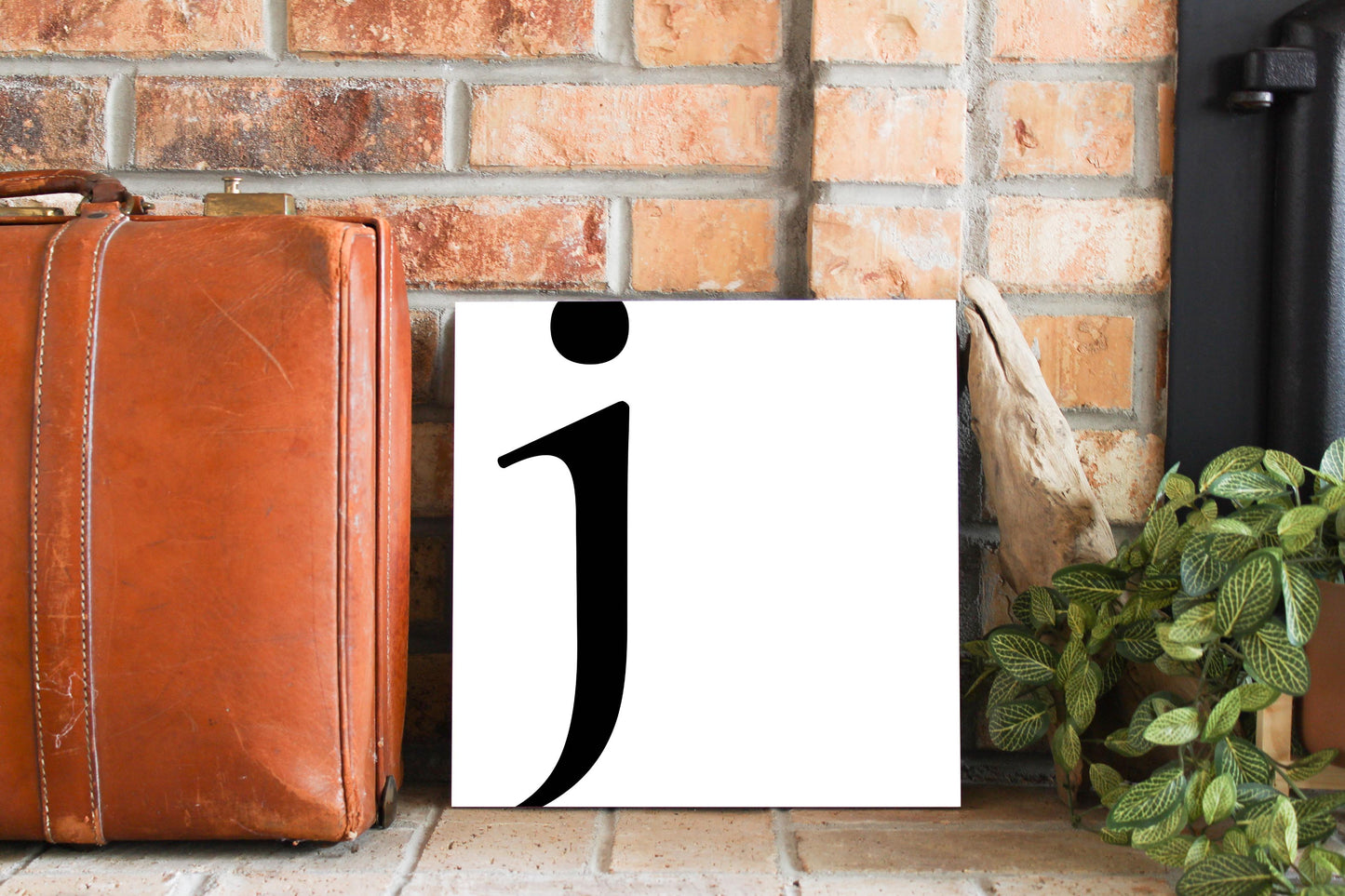 Minimal Monogram J | Wood Sign | Eaches | Min 2