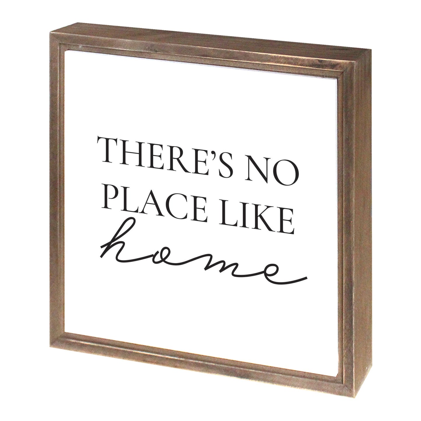 Minimalist B&W Kansas No Place Like Home | Wood Sign | Eaches | Min 1