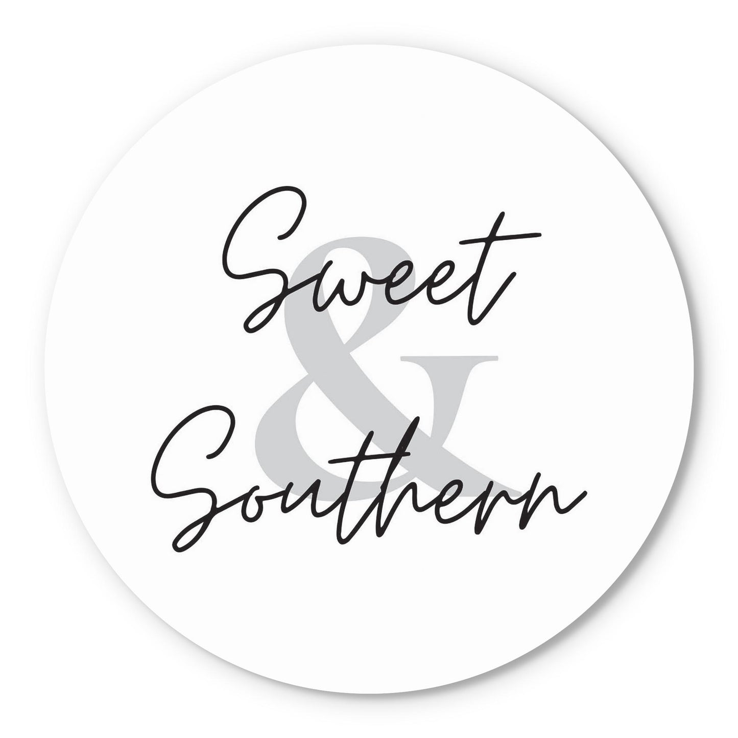 Minimalistic B&W Texas Sweet Southern | Wood Sign | Eaches | Min 1