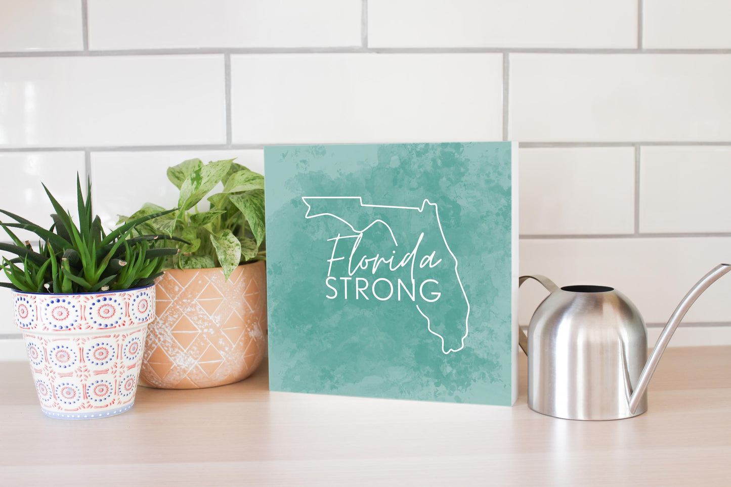 Florida Strong Blue | Wood Block | Eaches | Min 2