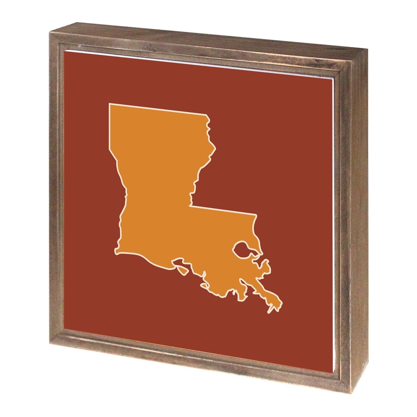 Louisiana Colorful State Shape | Wood Sign | Eaches | Min 1